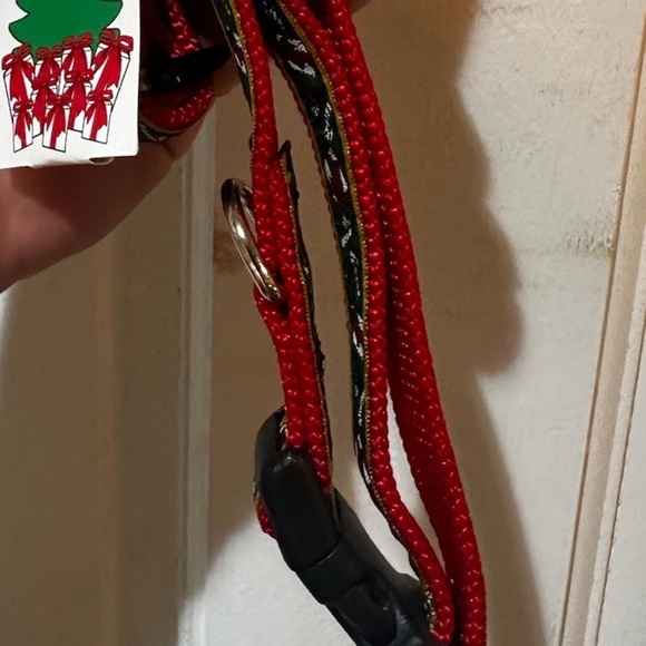 Casual Canine Christmas Candycane Dog Collar - Green and Red 6-16” Small - Picture 5 of 9